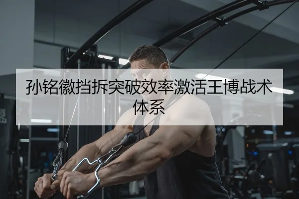 孙铭徽挡拆突破效率激活王博战术体系